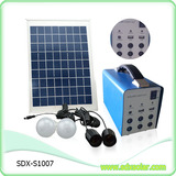 10W7AH太阳能发电小系统